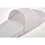 Ciabatte antiscivolo con logo realizzate in EVA nº 42-43 Slippers color bianco quarta vista fotografica