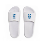 Ciabatte antiscivolo con logo realizzate in EVA nº 42-43 Slippers vista area di stampa