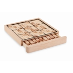 Gioco del Sudoku pubblicitario in legno con 99 tessere Sudoku color legno