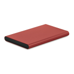 Power bank promozionale da 4.000 mAh in alluminio Alu Black