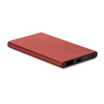 Power bank promozionale da 4.000 mAh in alluminio Alu Black