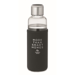 Borraccia di vetro con sensore nel tappo 500ml Crystal Reminder color nero seconda vista principale