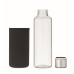 Borraccia di vetro con sensore nel tappo 500ml Crystal Reminder color nero settima vista