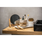 Pettine in bambù naturale con astuccio in carta kraft riciclata incluso vista ambiente