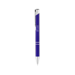 Penna in alluminio riciclato con inchiostro blu vista principale