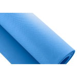 Tappetino per yoga personalizzato in EVA con custodia a rete Namaste color azzurro terza vista