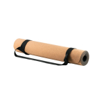 Tappetino da yoga promozionale in sughero e TPE spesso 4 mm Cork color naturale terza vista