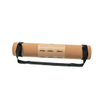 Tappetino da yoga promozionale in sughero e TPE spesso 4 mm Cork color naturale