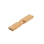 Sottopentola in legno di bambù a forma di X personalizzabile Bamboo color naturale terza vista