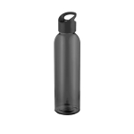 Borraccia in vetro personalizzata con tappo a vite 500ml Sunset Crystal color nero