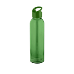 Borraccia in vetro personalizzata con tappo a vite 500ml Sunset Crystal color verde