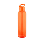 Borraccia in vetro personalizzata con tappo a vite 500ml Sunset Crystal color arancione