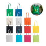 Shopper in cotone riciclato e RPET da 180 g/m² Reciclo Cairo vari colori