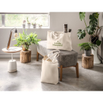 Borsa shopper in cotone riciclato e poliestere manici lunghi 280g/m² vista ambiente