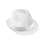 Cappello paglia più colori con nastro bianco personalizzabile Colors color bianco
