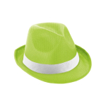 Cappello paglia più colori con nastro bianco personalizzabile Colors color verde chiaro 