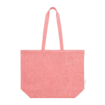 Shopper personalizzate in cotone riciclato 140 g/m2 Shop Recycled color rosso prima vista