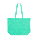 Shopper personalizzate in cotone riciclato 140 g/m2 Shop Recycled color verde prima vista