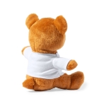 Orasacchiotto personalizzato peluche con t-shirt per stampa logo Kiddo terza vista