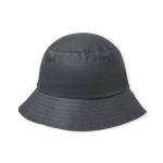 Cappello pescatore personalizzato riciclato con fori Bob Cotton color grigio prima vista