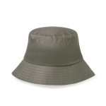 Cappello pescatore personalizzato riciclato con fori Bob Cotton color cachi prima vista