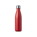 Borraccia in acciaio inox a doppia parete con tappo a vite da 550ml color rosso