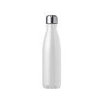 Borraccia in acciaio inox a doppia parete con tappo a vite da 550ml color bianco