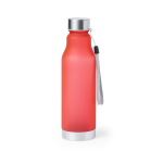 Bottiglia promozionale con finitura traslucida 600ml Iceberg RPET color rosso prima vista