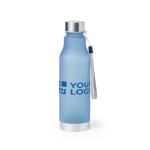 Bottiglia promozionale con finitura traslucida 600ml Iceberg RPET vista area di stampa