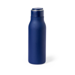 Borracce promozionali con anello in metallo nel tappo da 600ml Fancy color blu mare prima vista