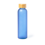 Borraccia in vetro con finitura smerigliata da 500ml Crystal Resistant color blu prima vista