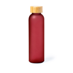 Borraccia in vetro con finitura smerigliata da 500ml Crystal Resistant color rosso prima vista