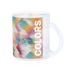 Tazze sublimatiche in vetro finitura traslucida 300ml Frost Sublim color bianco trasparente quarta vista