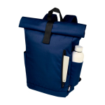 Zaino promozionale rollup colori assortiti con tasca pc 15,6'' color blu mare seconda vista