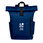 Zaino promozionale rollup colori assortiti con tasca pc 15,6'' vista area di stampa