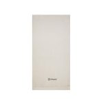 Asciugamani con logo in cotone naturale 70x140cm FreshFiber Medium color beige vista con logo