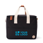 Borsa termica elegante rivestimento PEVA manici e tracolla Jasper vista area di stampa