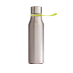 Borraccia in acciaio inox con cinturino colorato 550ml Sporty Strap color lime