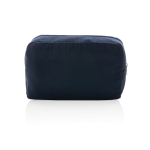 Beauty case in tela riciclata 285g/m² con tracciante AWARE EcoTraceRaw color blu mare terza vista