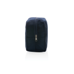 Beauty case in tela riciclata 285g/m² con tracciante AWARE EcoTraceRaw color blu mare quarta vista
