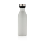 Borraccia in acciaio riciclato senza BPA 500ml EcoDeluxe color bianco seconda vista
