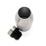 Borraccia in acciaio riciclato senza BPA 500ml EcoDeluxe color argento quarta vista