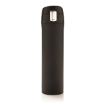 Thermos in acciaio inox RCS con tappo a pressione 450ml Eco Exclusive color nero terza vista