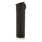 Thermos in acciaio inox RCS con tappo a pressione 450ml Eco Exclusive color nero quarta vista