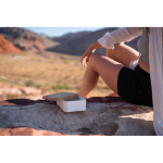 Lunchbox in PP riciclato con coperchio in bambù  Complete Bamboo Eco color bianco vista ambiente 3