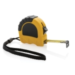 Metro per eventi largo 16mm riciclato ergonomico e cinturino Ruler 3M color giallo
