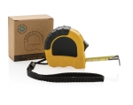 Metro per eventi largo 16mm riciclato ergonomico e cinturino Ruler 3M color giallo vista con scatola