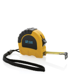 Metro per eventi largo 16mm riciclato ergonomico e cinturino Ruler 3M color giallo vista area di stampa
