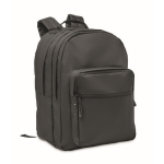 Zaini porta pc personalizzati da 15'' in poliestere RPET 300D color nero