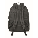 Zaini porta pc personalizzati da 15'' in poliestere RPET 300D color nero terza vista